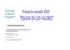 Proyecto Escuela 2013
