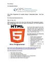 Hire HTML Programmer for Quality Design @ Reasonable Rates, Get Free Quote