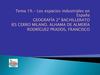 Tema 19.- Los espacios industriales en España