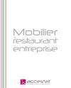 Catalogue mobilier restaurant entreprise et collectivité