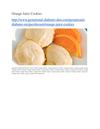 Orange Juice Cookies - gestational diabetes recipe