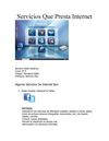 Servicios que ofrece internet