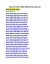 Nissan Primera 2000-2008 Service Manual