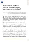 Responsables politiques français et renseignement : vers une entente cordiale ?