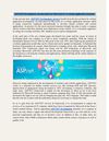 ASP.NET Development- an innovation by Microsoft, it's a website application structure