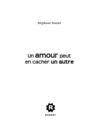 Un amour peut en cacher un autre de Stéphane Daniel (Rageot)