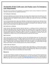 The Benefits Of Bad Credit Loans And Payday Loans For Emergency Cash Requirements