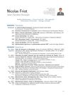 CV de Nicolas Friot