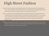 High Street Fashion