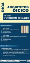 Pintura efeito listras metalizado