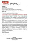 SOLIDARIDAD INTERNACIONAL CON LA LUCHA DE LOS TRABAJADORES BOLIVIANOS. CENTRAL SINDICAL POPULAR CONLUTAS ENVÍA APOYO...