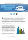 Best Practices Journal - 05-20-2013 - Often Forgotten Ingredients for Success