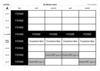 Planning semaine A