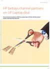 Special Story on HP betrays Channel Partners on UP Laptop deal