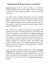 Assignment Writing a Help or a Burden?