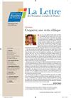 La Lettre des Semaines sociales de France. Janvier 2012