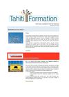 Newsletter Tahiti Formation juin 2013