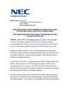  NEW 80-INCH DISPLAY WITH COMMERCIAL-GRADE PANEL JOINS COVETED NEC DISPLAY MULTISYNC V SERIES LINEUP 