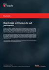 Finacle Lite - Right-sized technology to suit your needs