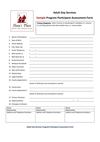 Adult Day Care Sample Assessment Form
