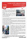  la CGT a défendu les intérêts des électriciens et gaziers