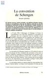 La convention de Schengen