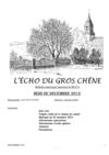 L'écho du gros chêne - décembre 2012