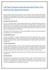 Top Tips To Improve Email Security And Protect Your Business From Spam And Hackers