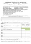 Life Wide Learning Action Plan