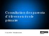 Présentation résultats consultation écoles