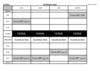 Planning semaine A