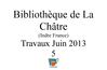 Bibliothèque de la châtre (Indre France) travaux de mai 2013 T5 Remise en place des meubles et des documents