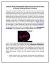 Hold the Most Unforgettable Night-Out Party with the Help of Alcohol Catering Service Providers