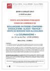 FONDS DE COMMERCE DE BOULANGERIE PATISSERIE 11-07-2013 