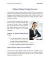 Online Medical Coding Services