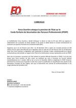 FO attaque la ponction de l'état sur le FPSPP